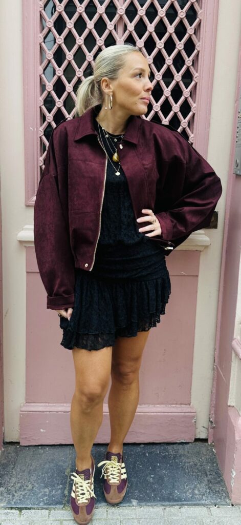 Bomber Bordeaux ALEXIA